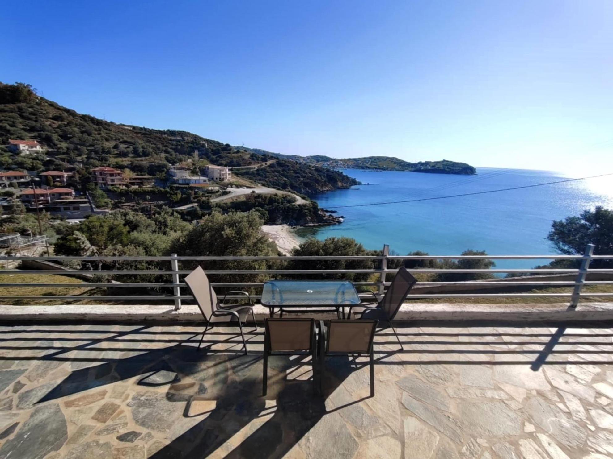 Aegean Beachfront Petriai Exterior foto