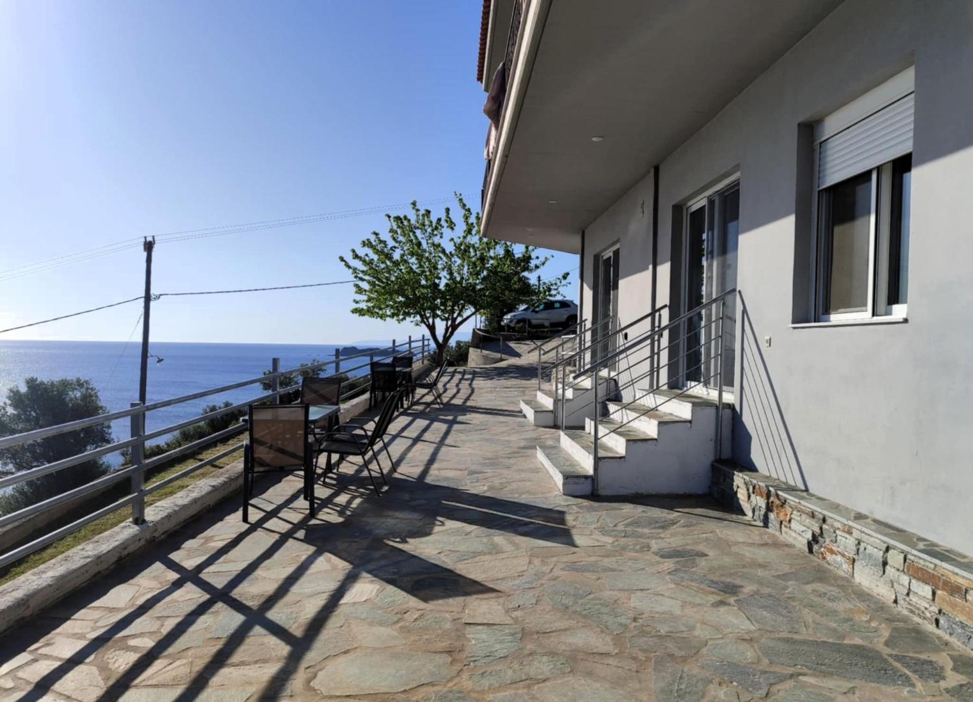 Aegean Beachfront Petriai Exterior foto